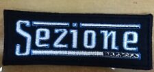 TOPPA ricamata  BRESCIA SEZIONE patch CALCIO ultras NO TERMOADESIVA  4,5 X 11,5