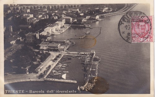 Cartolina trieste barcola - cartolina,