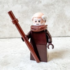 LEGO Castle Monaco Medievale Frate Tuck Prete Nome della Rosa Connery Minifigure