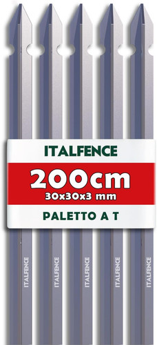 Palo h200cm 30x30x3mm in - t,