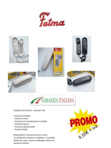 Telefono slim con filo - telefono, casa