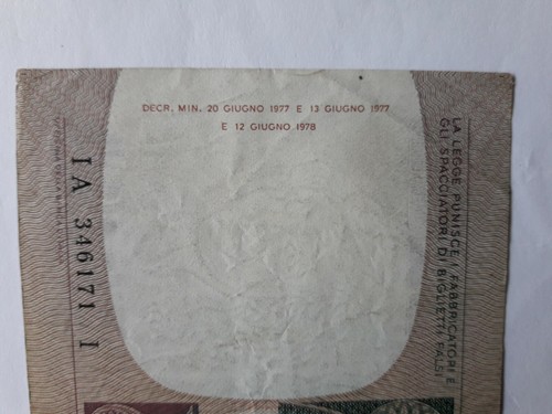 Lotto banconote 000 bernini - 50.000,
