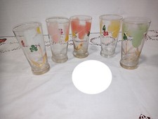 5 BICCHIERI VINTAGE ANNI 50