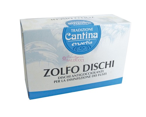 Zolfo dischi disinfezione - zolfo,