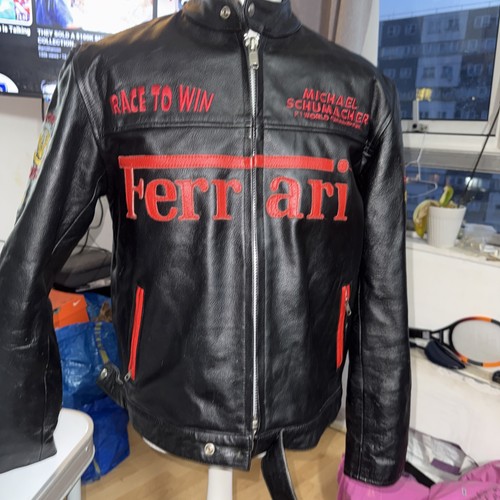 Giacca pelle ferrari - giacca,