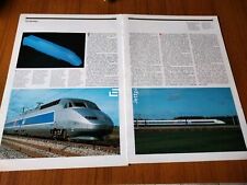 1990 I TRENI PER L' ALTA VELOCITA TECNICA DESIGN ETR 500 X 200 TGV ATLANTIQUE