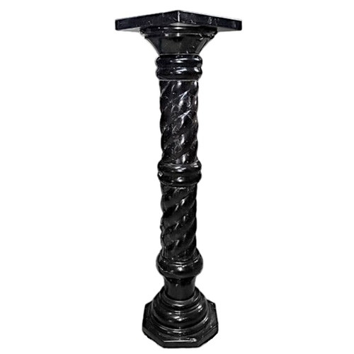 Colonna classica marmo nero - marmo,