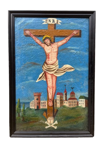 Quadro antico olio dipinto - olio,