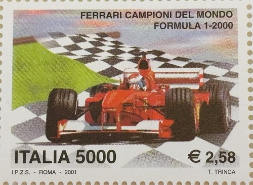 Italia 2001 francobollo - italia,