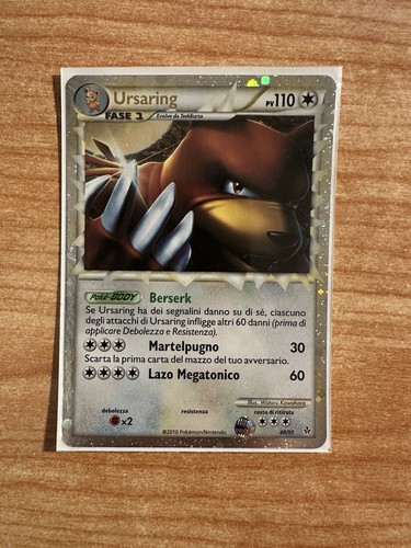Lotto carte pokemon ursaring - carte,