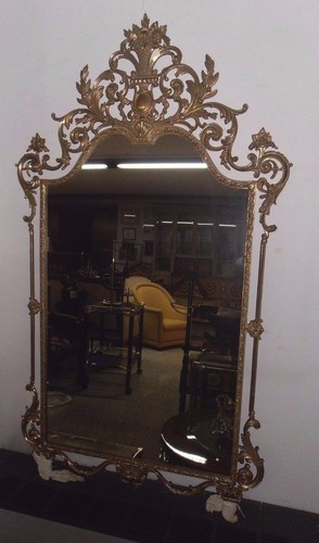 Specchiera ottone vintage - specchiera,
