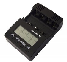 EverActive Carica Batterie Professionale NC-3000 per pile NI-MH AA AAA C D R14 