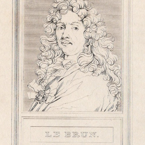 Brun ritratto pittore - le,