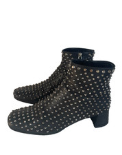 Prada studs boots black
