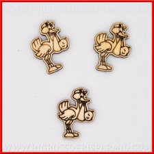 CIONDOLO CICOGNA LEGNO