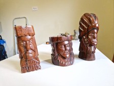 Set 3 Sculture in Legno