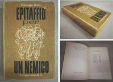 Romanzo "EPITAFFIO PER UN NEMICO" di George Barr - Longanesi & C - 1° Ed. - 1960