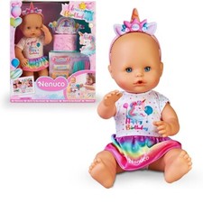Famosa Nenuco Unicorn Birthday con Torta