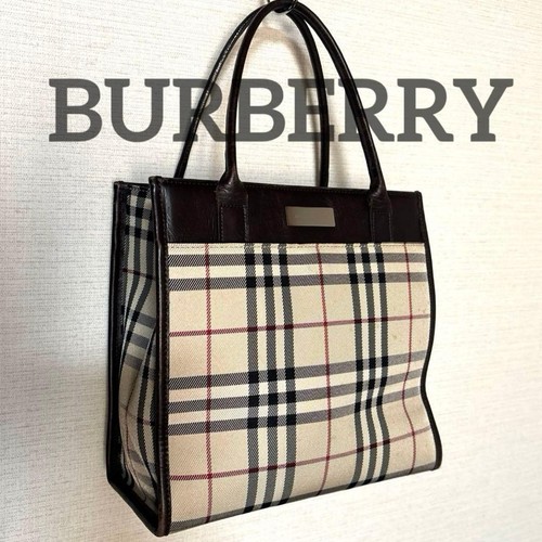 Borsa tote burberry usata con - borsa,