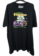 T-shirt Johnny Cupcakes consegnata con stile nero XXL 2XL