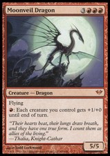 MTG MOONVEIL DRAGON EXC -