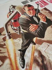 THUNDERBALL - italia 55x39 RARA locandina film 1965 SEAN CONNERY 007