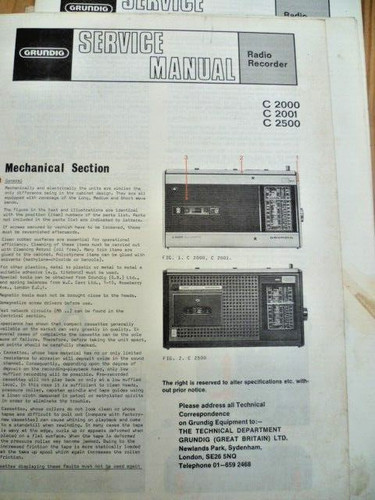 Grundig c2000 c2001 - c2000,