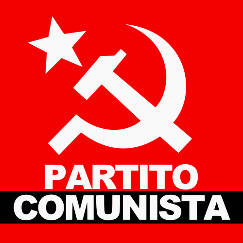 Bandiera partito comunista pc - bandiera, (pc