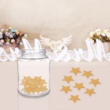  100 Pezzi Confetti Baby Shower Compleanno per Tavola Festa Carta Decorazione