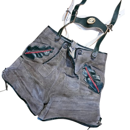 Vintage boys grey - vintage, suede