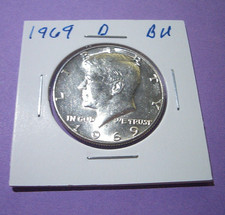1969-D Kennedy Half Dollar 40%