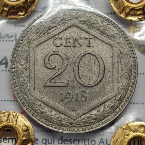 Centesimi esagono 1918 - 20,