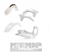 Kit Plastiche Carene Acerbis Ktm EXC 125 200 250 300 2012 2013 Bianco