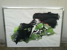 Renato Pengo (1943) tecnica mista su carta del 1974 misure 100x70 cm astratto