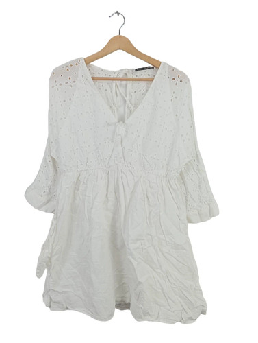 Zara abito estivo donna bianco - zara,