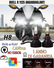 KIT LED H8 6000K BIANCO 9800