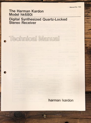 Harmon kardon 680i - hk, hk-680i