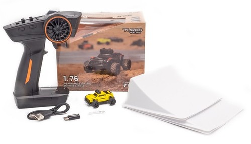 Micro monster truck jaune 76 - micro,