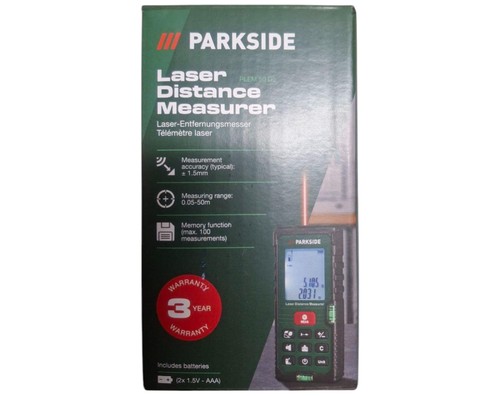 Parkside telemetro laser plem - parkside,