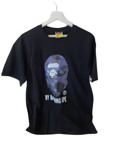 Shirt bape nera - t-shirt/shirt,