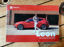 Libretto Uso e Manutenzione Seat Leon ,anno 2020/2021,Guioda d'uso Seat Leon