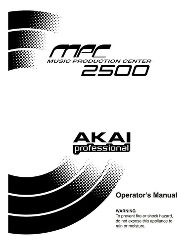 Akai mpc2500 owners - mpc2500,