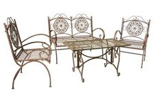 SALOTTO GIARDINO FERRO BATTUTO