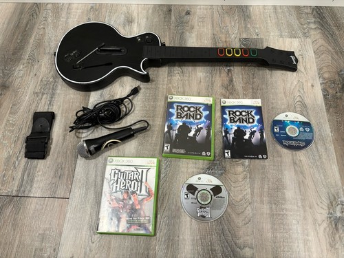 Pacchetto xbox 360 guitar - pacchetto,