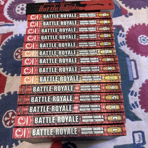 Battle royale manga - manga, #1/3-15