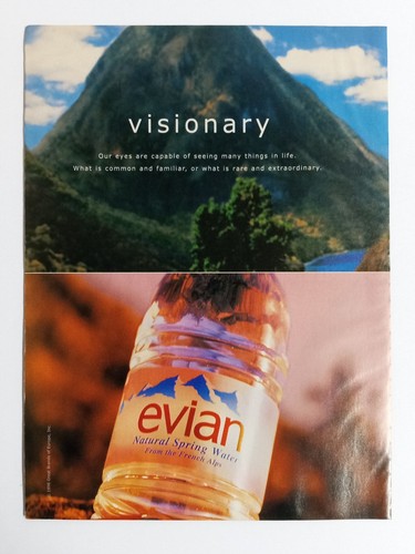 Evian rivista pubblicità - evian,