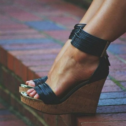 Sandali donna neri - , sughero