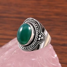 Verde Onyxgemstone 925 Argento