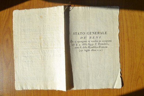 Antico documento manifesto - antico,