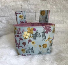 Borsa manubrio coniglio fiori | bicicletta | puky | ruota | triciclo | scooter